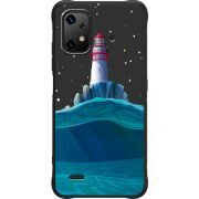 Чорний чохол BoxFace Umidigi Bison X20 Lighthouse