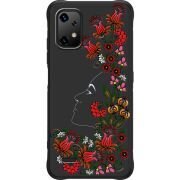 Чорний чохол BoxFace Umidigi Bison X20 3D Ukrainian Muse