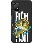 Чорний чохол BoxFace Umidigi Bison X20 Fish