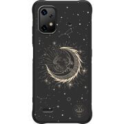 Чорний чохол BoxFace Umidigi Bison X20 Moon