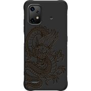 Чорний чохол BoxFace Umidigi Bison X20 Chinese Dragon