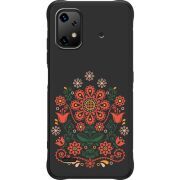Чорний чохол BoxFace Umidigi Bison X20 Ukrainian Ornament