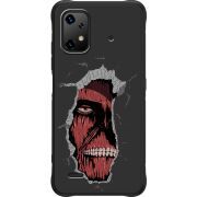 Чорний чохол BoxFace Umidigi Bison X20 Нападение на Титана