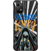 Чорний чохол BoxFace Umidigi Bison X20 Привид Києва в дії