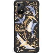 Чорний чохол BoxFace Umidigi Bison X20 Ластівки