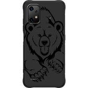 Чорний чохол BoxFace Umidigi Bison X20 Grizzly Bear