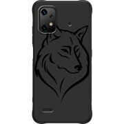 Чорний чохол BoxFace Umidigi Bison X20 Wolf