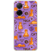 Чохол BoxFace Poco C71 Yoga Cat