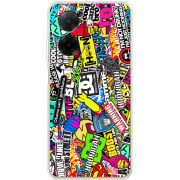 Чохол BoxFace Poco C71 Multicolored Inscriptions