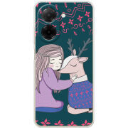 Чохол BoxFace Poco C71 Girl and deer