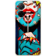 Чохол BoxFace Poco C71 Girl Pop Art