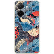 Чохол BoxFace Poco C71 Blue Herb