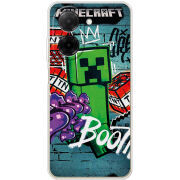 Чохол BoxFace Poco C71 Minecraft Graffiti
