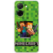 Чохол BoxFace Poco C71 Майнкрафт Стів і Алекс