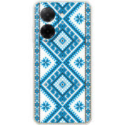 Чохол BoxFace Poco C71 Блакитний Орнамент