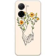 Чохол BoxFace Poco C71 Flower Hands
