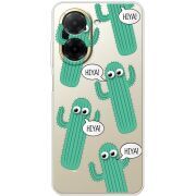 Прозорий чохол BoxFace Poco C71 с 3D-глазками HIYA