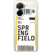 Прозорий чохол BoxFace Poco C71 Ticket Springfield