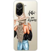 Прозорий чохол BoxFace Poco C71 Follow Your Dreams