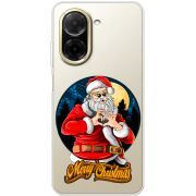 Прозорий чохол BoxFace Poco C71 Cool Santa