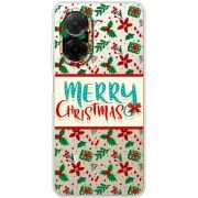 Прозорий чохол BoxFace Poco C71 Vintage Christmas Pattern
