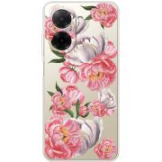 Прозорий чохол BoxFace Poco C71 Peony Watercolor Style