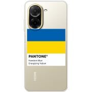 Прозорий чохол BoxFace Poco C71 Pantone вільний синій