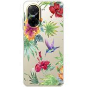 Прозорий чохол BoxFace Poco C71 Tropical
