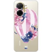 Чохол зі стразами Poco C71 Pink Air Baloon