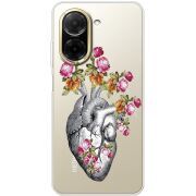 Чохол зі стразами Poco C71 Heart