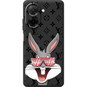 Чорний чохол BoxFace Poco C71 looney bunny