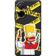 Чорний чохол BoxFace Poco C71 White Bart