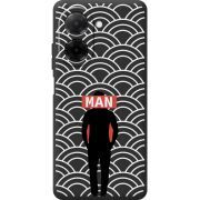 Чорний чохол BoxFace Poco C71 Man Pattern