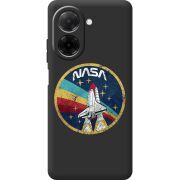 Чорний чохол BoxFace Poco C71 NASA