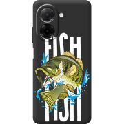 Чорний чохол BoxFace Poco C71 Fish