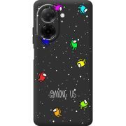 Чорний чохол BoxFace Poco C71 Among Us Invisible