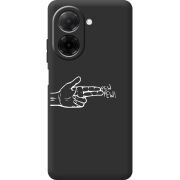 Чорний чохол BoxFace Poco C71 Pew Pew