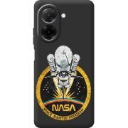 Чорний чохол BoxFace Poco C71 NASA Spaceship