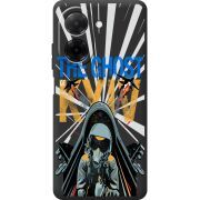 Чорний чохол BoxFace Poco C71 Привид Києва в дії