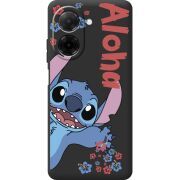 Чорний чохол BoxFace Poco C71 Гавайський гість Stich