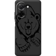Чорний чохол BoxFace Poco C71 Grizzly Bear