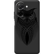 Чорний чохол BoxFace Poco C71 Owl