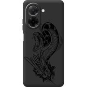 Чорний чохол BoxFace Poco C71 Snake