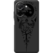 Чорний чохол BoxFace Poco C71 Hugin and Munin