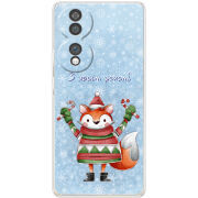 Чохол BoxFace Honor 70 Fox З новим роком!