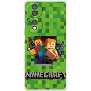 Чохол BoxFace Honor 70 Майнкрафт Стів і Алекс
