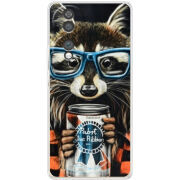 Чохол BoxFace Honor 70 Енот с банкой
