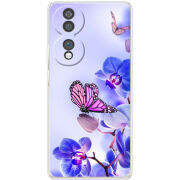 Чохол BoxFace Honor 70 Orchids and Butterflies