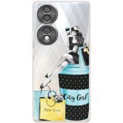 Прозорий чохол BoxFace Honor 70 City Girl