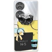 Прозорий чохол BoxFace Honor 70 Fashion Pug